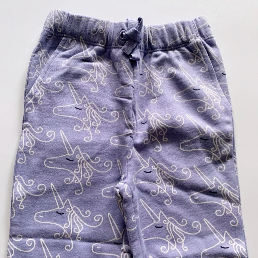 Hanna Andersson Girl Printed Slim Fit Sweatpant 3T 90 Cm